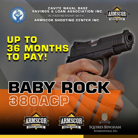 BABY ROCK 380ACP UP TO 36 MONTHS TO PAY!
