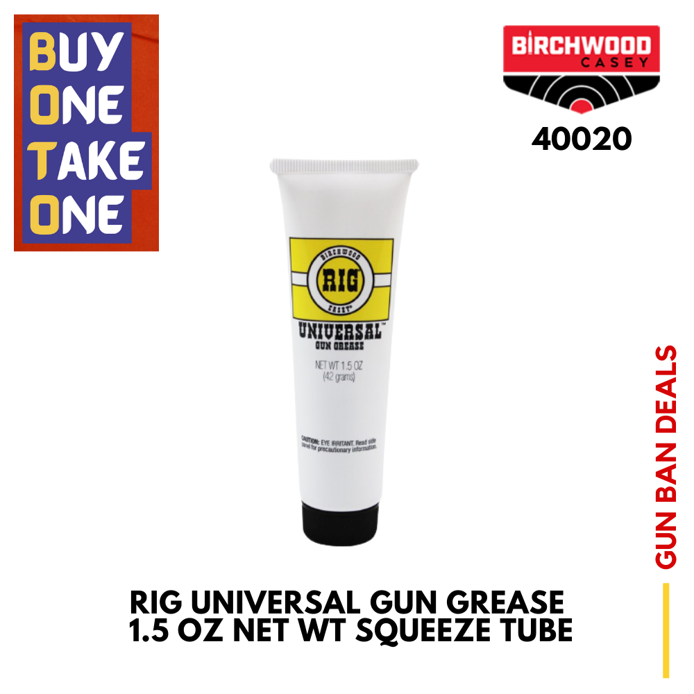 RIG UNIVERSAL GUN GREASE 1.5 OZ NET WT SQUEEZE TUBE