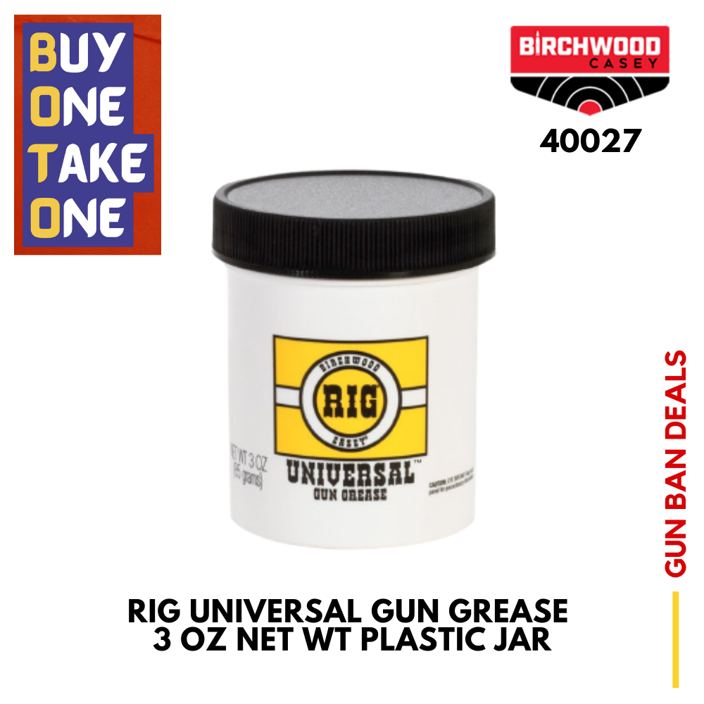 RIG UNIVERSAL GUN GREASE 3 OZ NET WT PLASTIC JAR