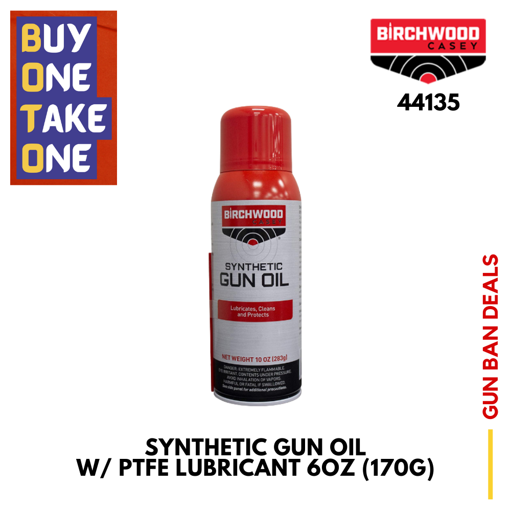 SYNTHETIC GUN OIL W/ PTFE LUBRICANT 6OZ (170G)