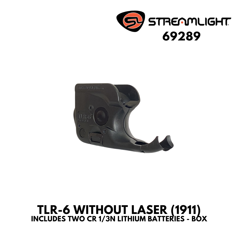 TLR-6 WITHOUT LASER (1911) - INCLUDES TWO CR 1/3N LITHIUM BATTERIES - BOX