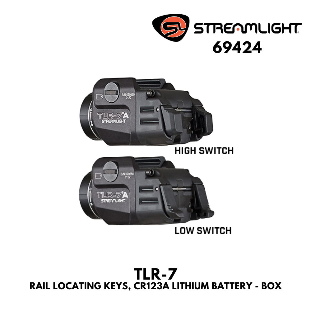 TLR-7 RAIL LOCATING KEYS, CR123A LITHIUM BATTERY - BOX
