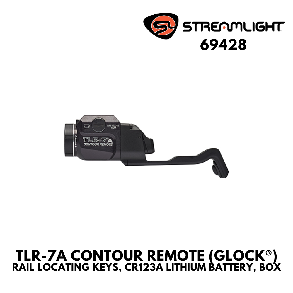 TLR-7A CONTOUR REMOTE (GLOCK®) - RAIL LOCATING KEYS, CR123A LITHIUM BATTERY - BOX