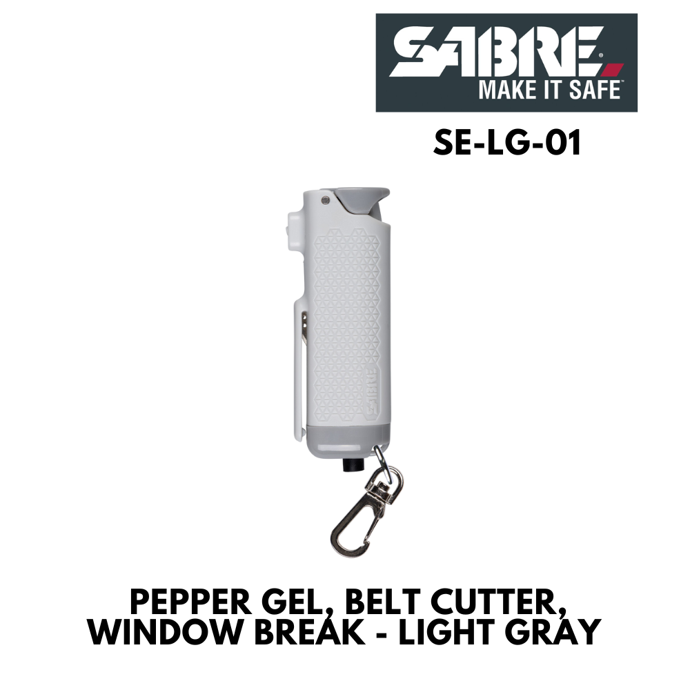 PEPPER GEL, BELT CUTTER, WINDOW BREAK - LIGHT GRAY