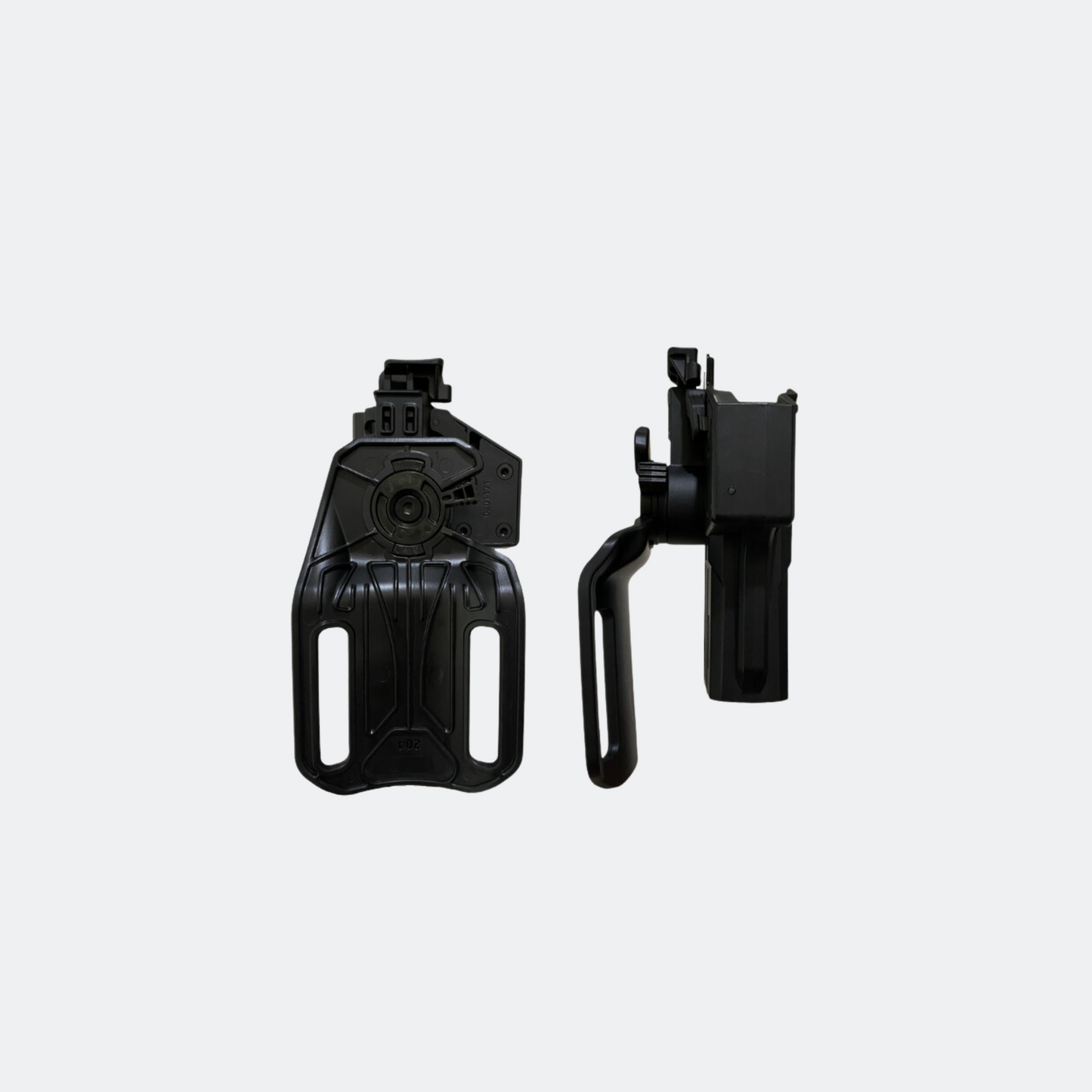 PLASTIC DROP HOLSTER WITH BELT ATTACHMENT FOR STK100