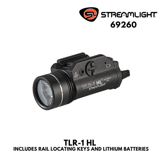 TLR-1 HL INCLUDES RAIL LOCATING KEYS AND LITHIUM BATTERIES