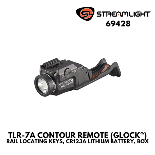 TLR-7A CONTOUR REMOTE (GLOCK®) - RAIL LOCATING KEYS, CR123A LITHIUM BATTERY - BOX